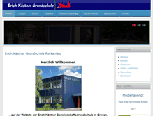 Tablet Screenshot of grundschule-reckenfeld.de